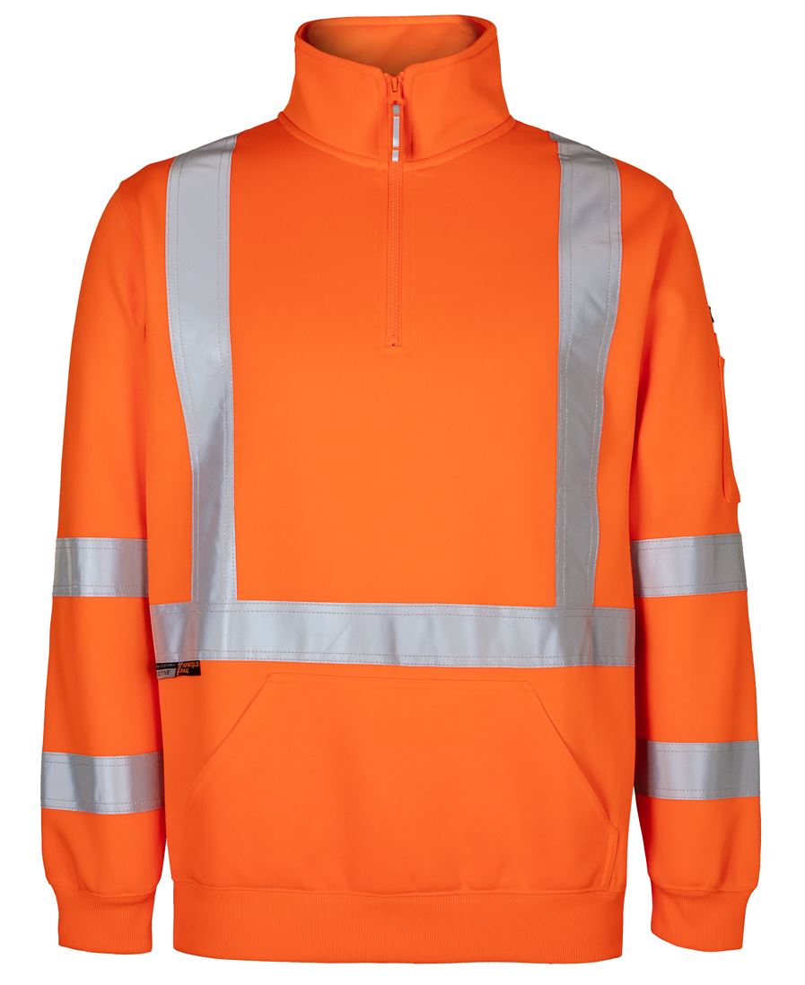 JB's NSW/QLD RAIL (D+N) X-BACK 1/2 ZIP FLEECE ORANGE - S