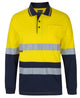 JB's HV (D+N) L/S COTTON POLO YELLOW/BLACK - 2XS