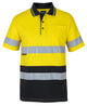 JB's HV (D+N) S/S COTTON POLO YELLOW/BLACK - 2XS