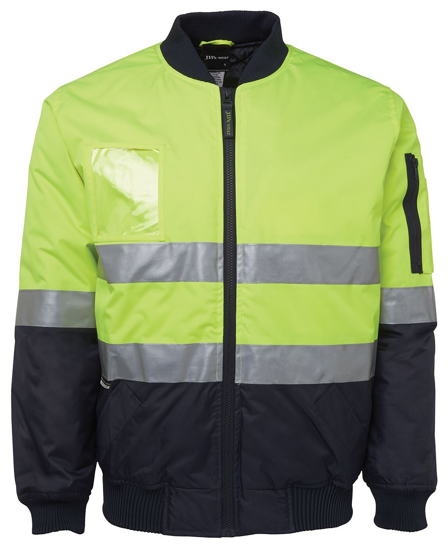 JB's HV (D+N) FLYING JACKET LIME/NAVY