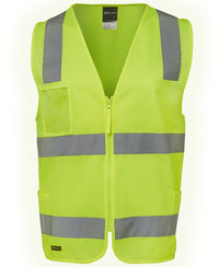 JB's HV (D+N) ZIP SAFETY VEST LIME