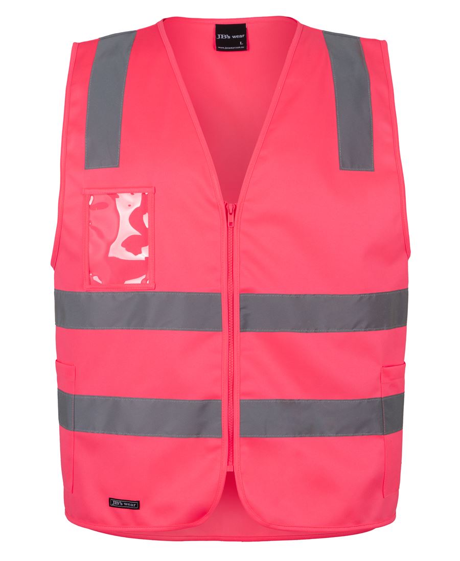 JB's HV (D+N) ZIP SAFETY VEST LIME
