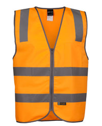 JB's VIC RAIL (D+N) ZIP SAFETY VEST ORANGE - S
