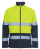 JB's HV (D+N) THREE LAYER SOFTSHELL JACKET LIME/NAVY-XS