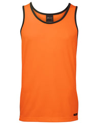 JB's HV 4602.1 CONTRAST SINGLET LIME/NAVY -2XS