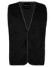 JB's COLOURED TRICOT VEST BLACK -S