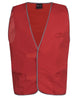 JB's COLOURED TRICOT VEST BLACK -S