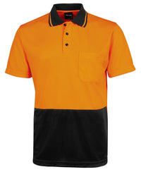JB's HV 4602.1 JACQUARD NON CUFF POLO LIME/BLACK - XS