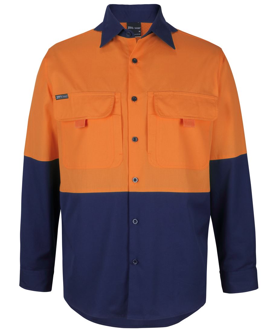 JB's HV L/S RIPSTOP FISHING SHIRT
