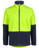 JB's HV THREE LAYER SOFTSHELL JACKET LIME/NAVY - 2XS