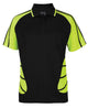 JB's STREET SPIDER POLO BLACK/LIME - 2XS