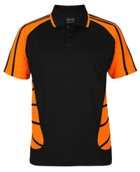 JB's STREET SPIDER POLO BLACK/LIME - 2XS