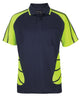 JB's STREET SPIDER POLO BLACK/LIME - 2XS
