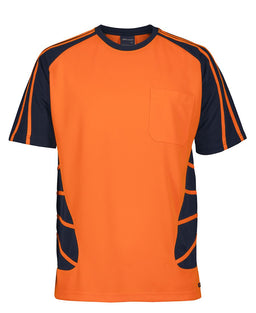 JB's HV SPIDER TEE ORANGE/NAVY - XS