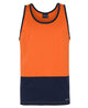JB's HV COTTON SINGLET YELLOW/NAVY - 2XS