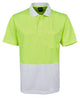 JB's HV 4602.1 NON CUFF TRAD POLO LIME/BLACK