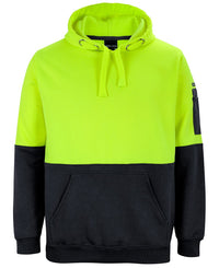 JB's HV PULL OVER HOODIE LIME/BLACK - XS