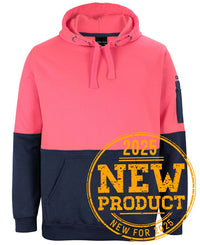 JB's HV PULL OVER HOODIE LIME/BLACK - XS