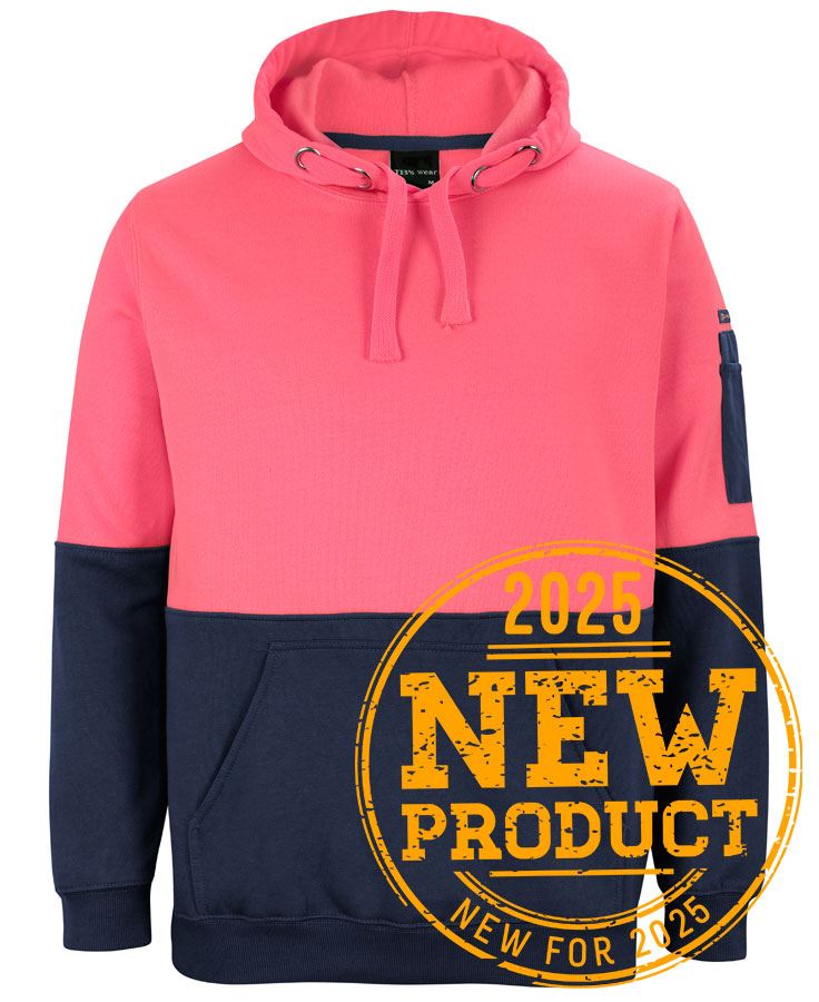 JB's HV PULL OVER HOODIE LIME/BLACK - XS