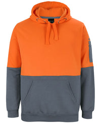 JB's HV PULL OVER HOODIE LIME/BLACK - XS