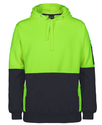 JB's HV 330G PULL OVER HOODIE LIME/BLACK - S