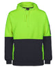 JB's HV 330G PULL OVER HOODIE LIME/BLACK - S