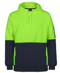 JB's HV 330G PULL OVER HOODIE LIME/BLACK - S
