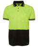JB's HV S/S TRAD POLO LIME/BLACK-S