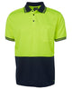 JB's HV S/S TRAD POLO LIME/BLACK-S