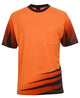 JB's HV S/S RIPPA SUB TEE LIME/BLACK - XS