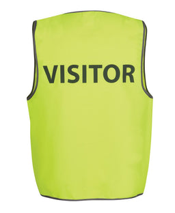 JB's HV SAFETY VEST PRINT VISITOR LIME-S