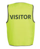 JB's HV SAFETY VEST PRINT VISITOR LIME-S