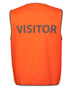 JB's HV SAFETY VEST PRINT VISITOR LIME-S