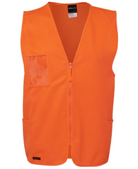 JB's HV ZIP SAFETY VEST LIME