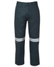 JB's M/RISED WORK TROUSER WITH REFLECTIVE TAPE GREEN -67R