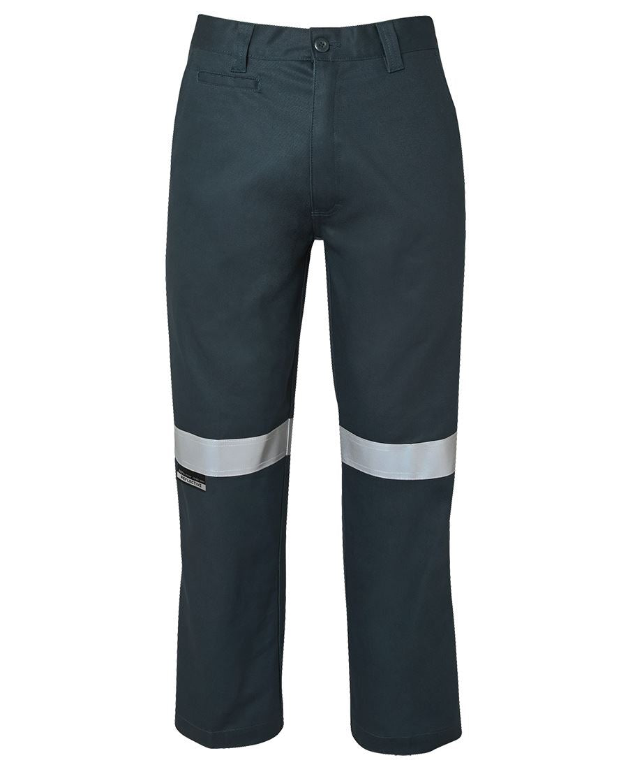 JB's M/RISED WORK TROUSER WITH REFLECTIVE TAPE GREEN -67R