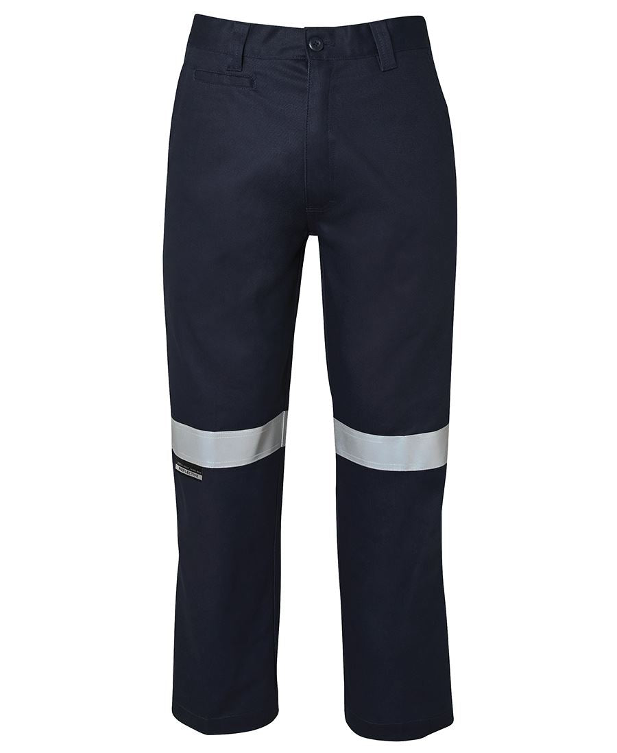 JB's M/RISED WORK TROUSER WITH REFLECTIVE TAPE GREEN -67R