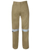 JB's M/RISED WORK TROUSER WITH REFLECTIVE TAPE GREEN -67R