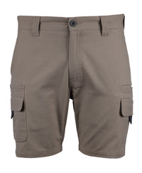 JB's MULTI POCKET STRETCH CANVAS SHORT TAUPE