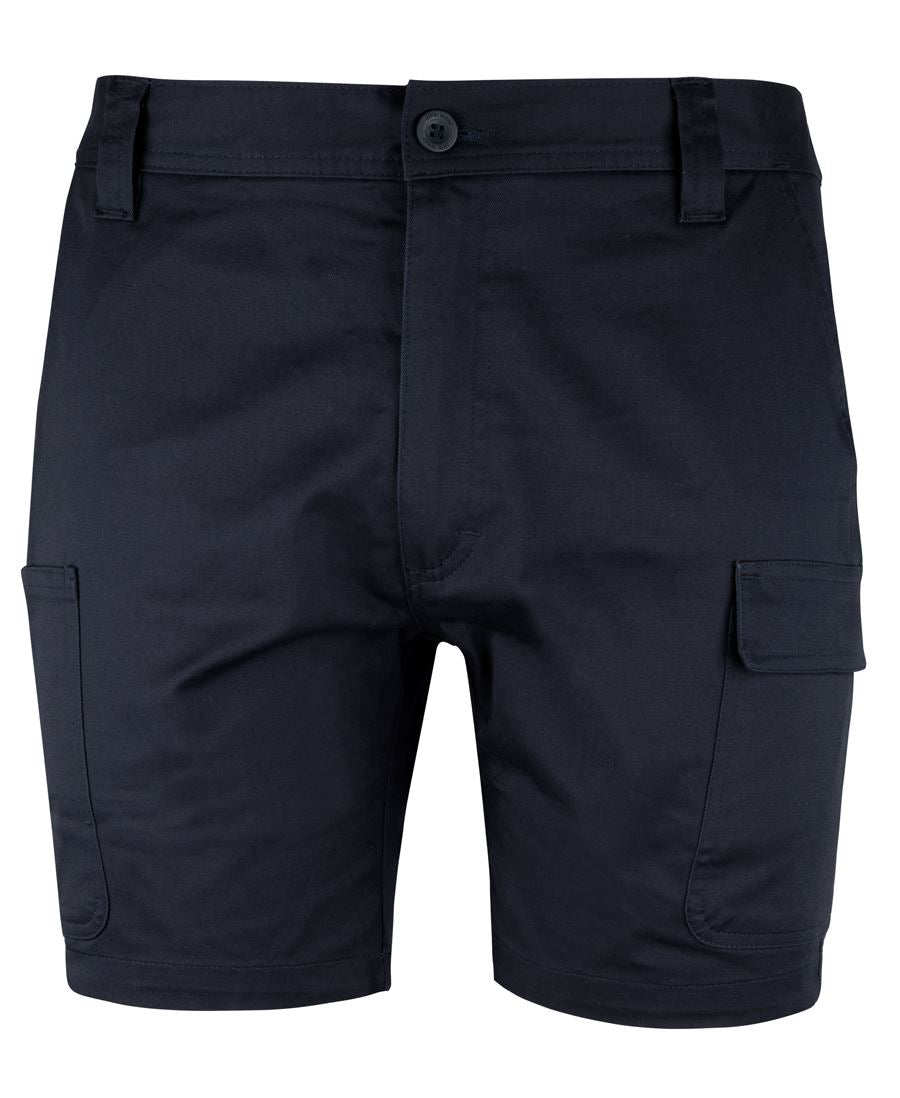 JB's MULTI POCKET STRETCH TWILL SHORT BLACK