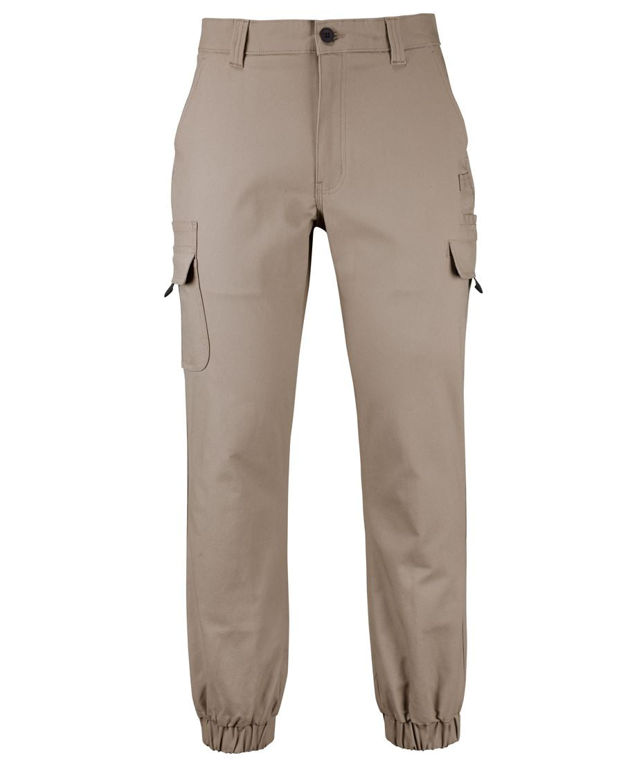 JB's MULTIPOCKET STRETCH CANVAS JOGGER BLACK