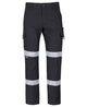 JB's MULTI PKT STRETCH CANVAS PANT WITH D+N TAPE BLACK