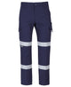 JB's MULTI PKT STRETCH CANVAS PANT WITH D+N TAPE BLACK