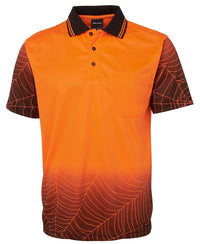 JB's HI VIS S/S WEB POLO LIME/BLACK