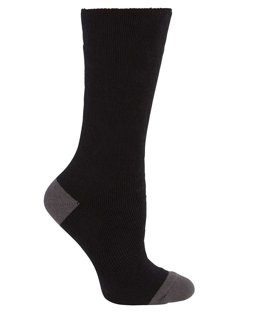 JB's WORK SOCK 3 PACK BLACK/LIME - KING