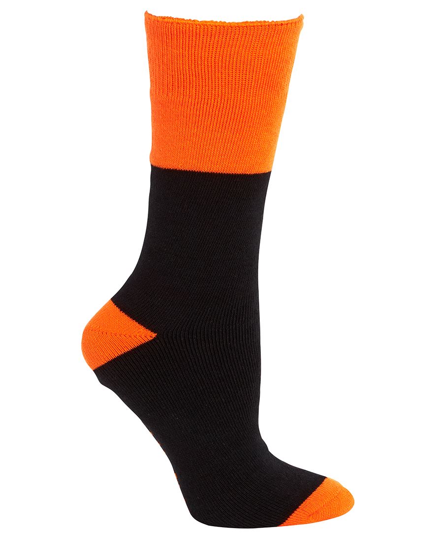 JB's WORK SOCK 3 PACK BLACK/LIME - KING