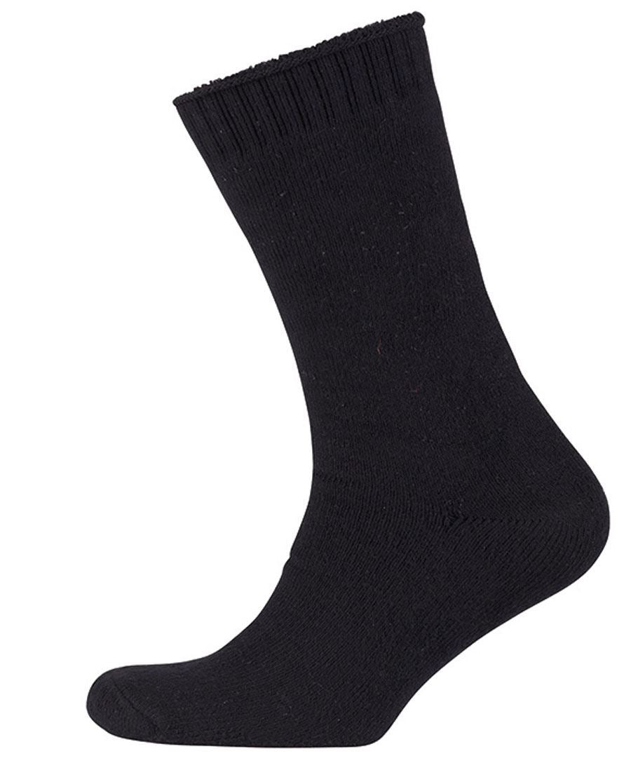 JB's ULTRA THICK BAMBOO WORK SOCK BLACK - KING