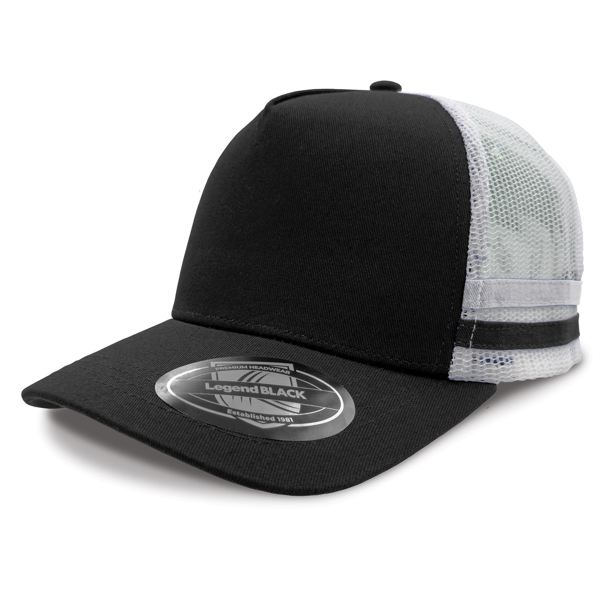 Striped Trucker