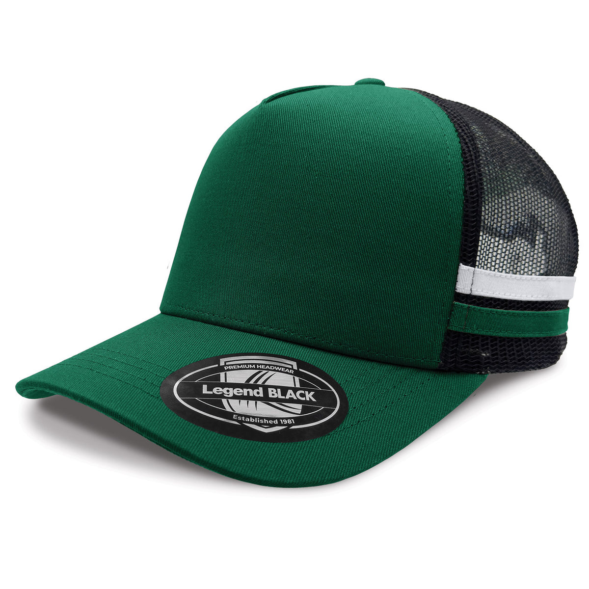 Striped Trucker