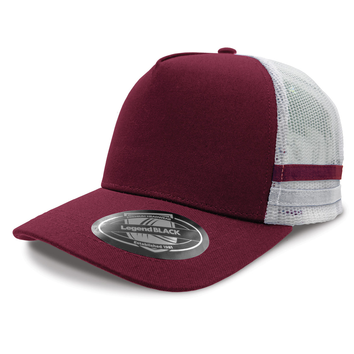 Striped Trucker